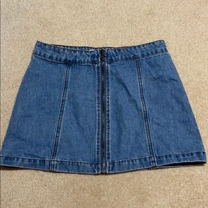 jean skirt